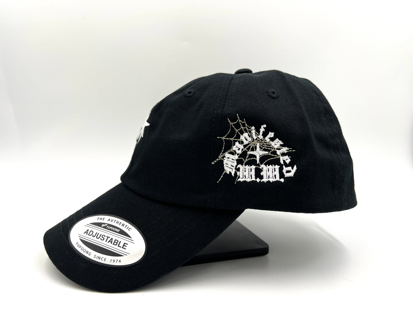 MNFSTD W.W. Star “Web of Truths” embroidered Dad hat 100% Cotton Black UNISEX