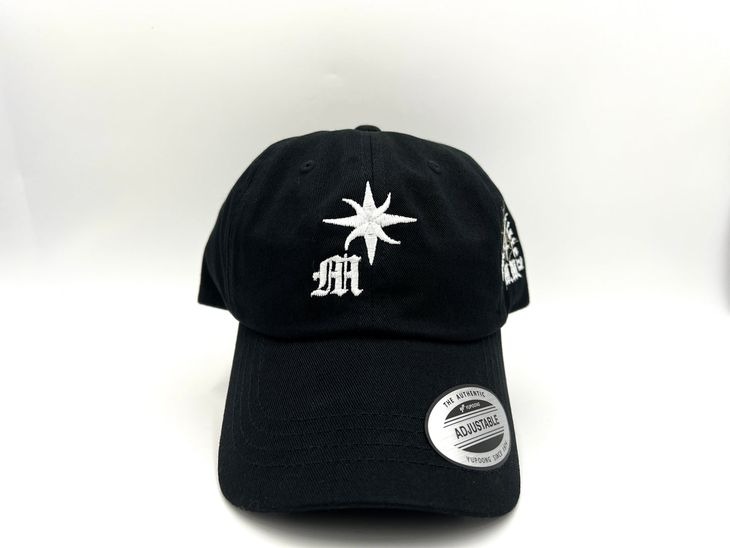 MNFSTD W.W. Star “Web of Truths” embroidered Dad hat 100% Cotton Black UNISEX
